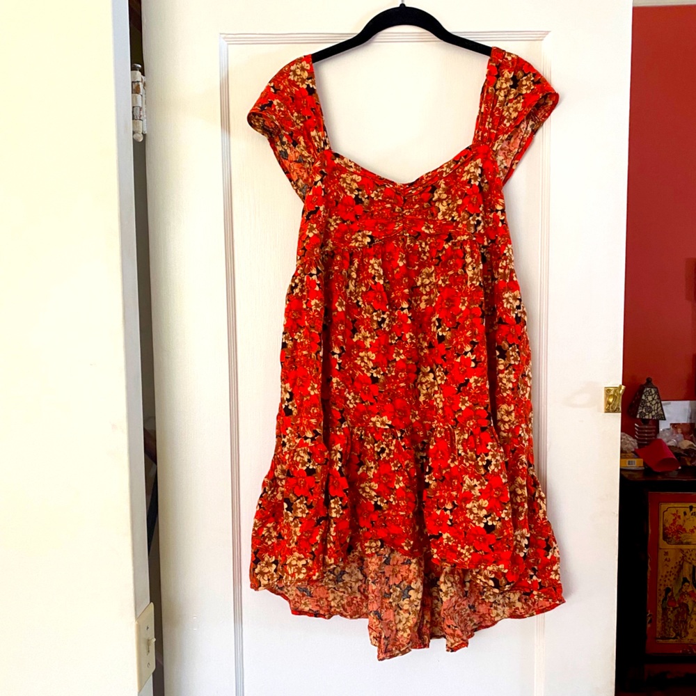 Free People Mini Smock Dress
